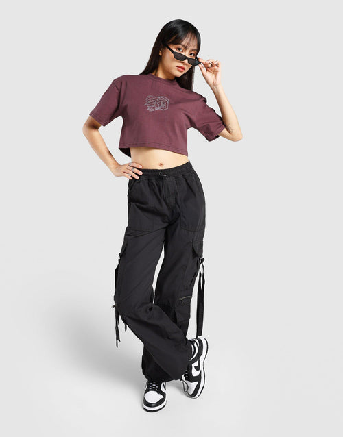 เสื้อยืดผู้หญิง Stead Cropped