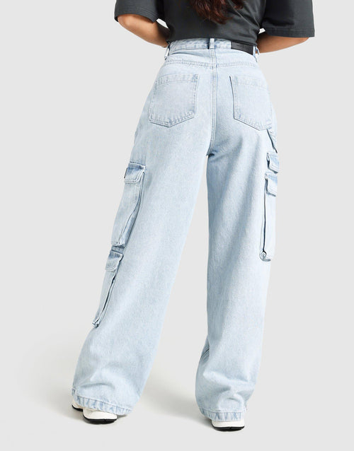 กางเกงขายาวผู้หญิง Zipper Jean