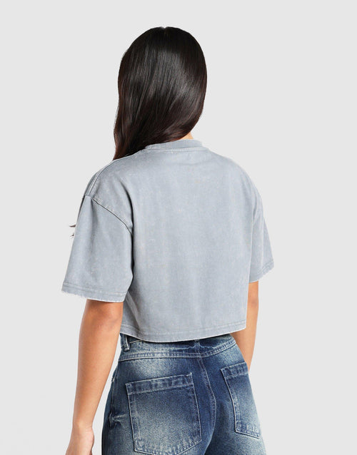 เสื้อยืดผู้หญิง Raw Crop