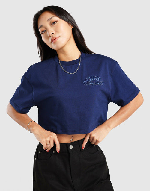 เสื้อยืดผู้หญิง Delance Crop