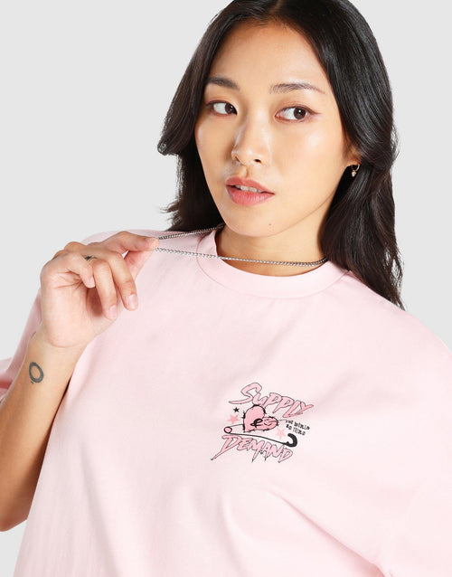 เสื้อยืดผู้หญิง Heart Clip