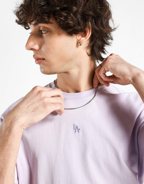 เสื้อยืดผู้ชาย Tonal Embroided Badge LA Dodgers