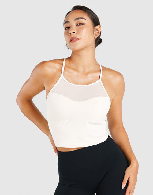 เสื้อกล้ามผู้หญิง PureLuxe Mesh Built-In Bra
