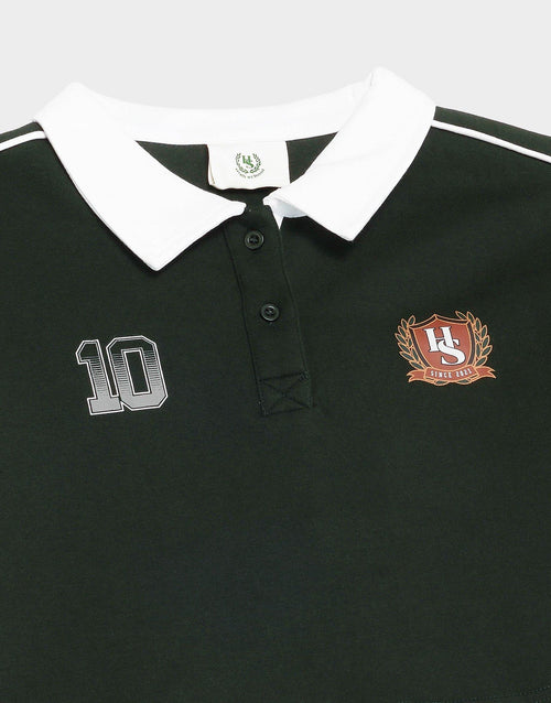 เสื้อแขนยาวผู้หญิง Crop Polo