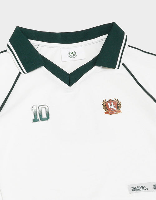 เสื้อแขนสั้นผู้หญิง Football Crop Polo
