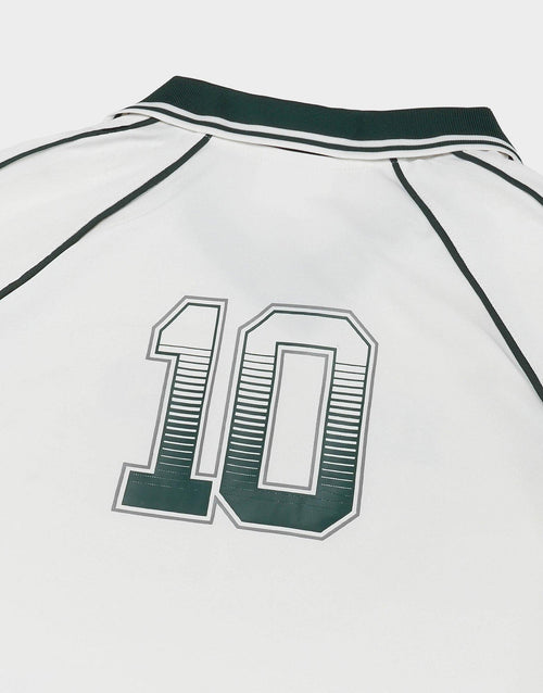 เสื้อแขนสั้นผู้หญิง Football Crop Polo