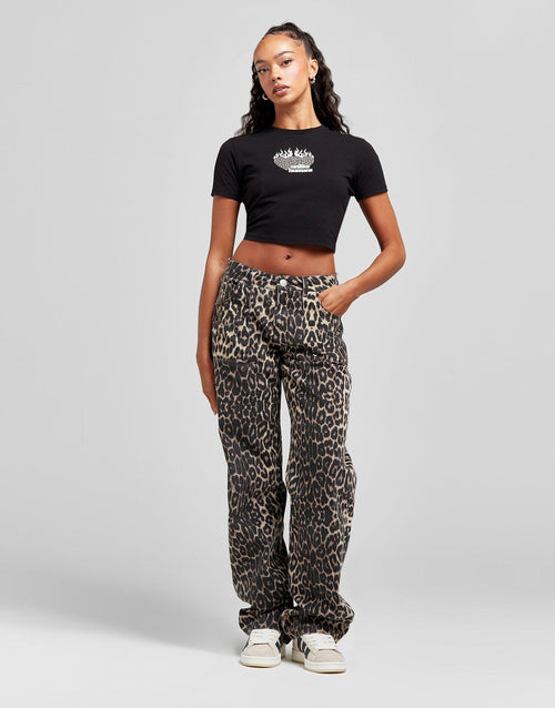 เสื้อยืดผู้หญิง Leopard Slim