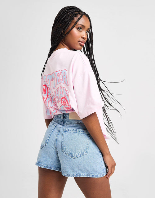 กางเกงขาสั้นผู้หญิง Mom Jeans