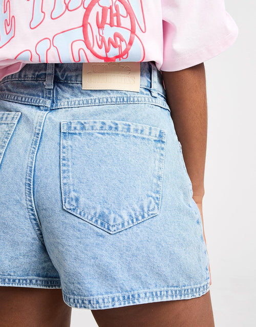 กางเกงขาสั้นผู้หญิง Mom Jeans