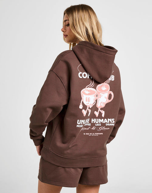 เสื้อฮู้ดดี้ผู้หญิง Coffee