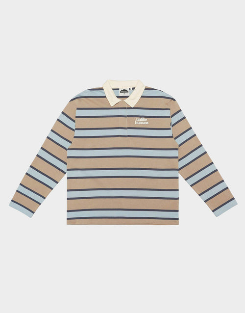 เสื้อแขนยาวผู้หญิง Stripe Rugby