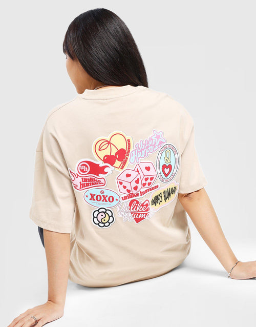 เสื้อยืดผู้หญิง Patch Boxy