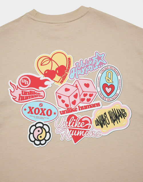 เสื้อยืดผู้หญิง Patch Boxy