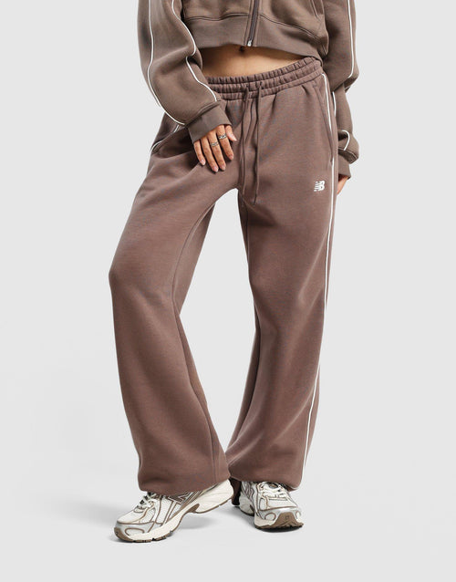 กางเกงขาสั้นผู้หญิง Piping Straight Jogger