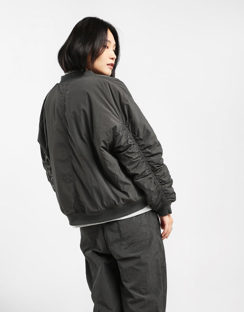 เสื้อแจ็คเก็ตผู้หญิง Linear Heritage Woven Bomber