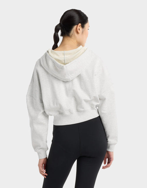 เสื้อฮู้ดดี้ผู้หญิง French Terry Full Zip