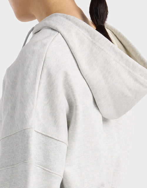 เสื้อฮู้ดดี้ผู้หญิง French Terry Full Zip