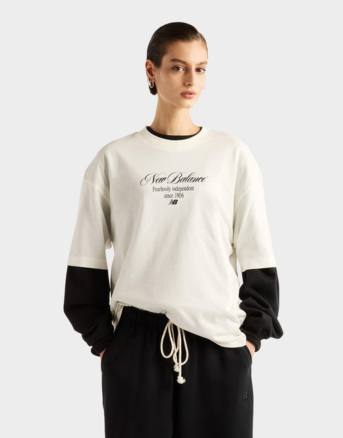 เสื้อยืดผู้หญิง Pressed Flowers Memories Oversized