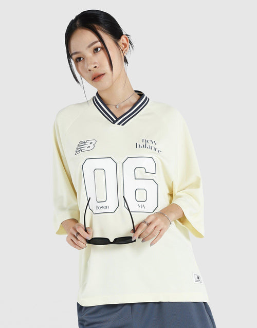 เสื้อแขนสั้นผู้หญิง Rib Sport Jersey
