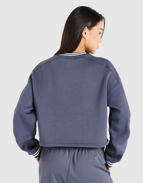 เสื้อแขนยาวผู้หญิง V-Neck Rib