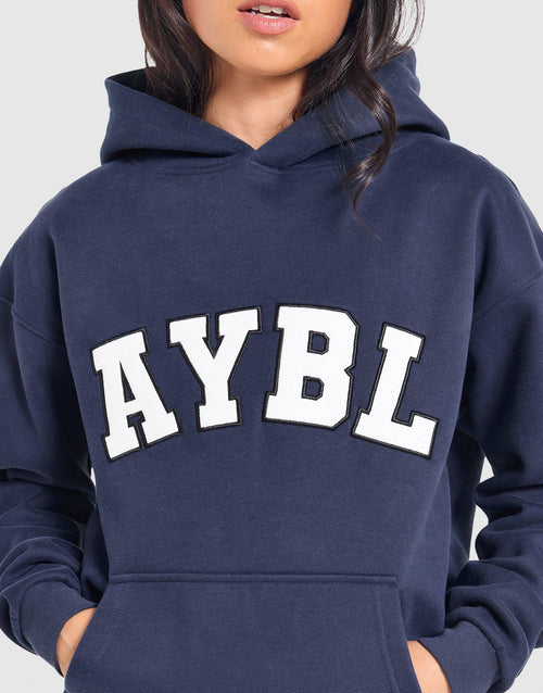 เสื้อฮู้ดดี้ผู้หญิง Varsity 2.0 Oversized