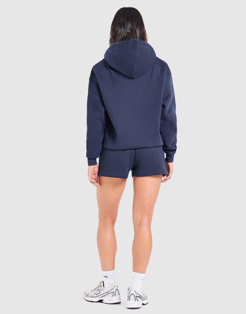กางเกงเลกกิ้งขาสั้นผู้หญิง Varsity 2.0 Oversized