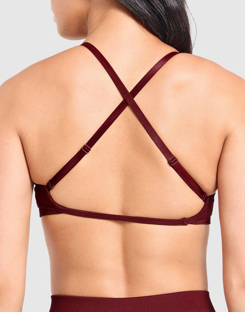 สปอร์ตบราผู้หญิง Adapt Seamless Strappy