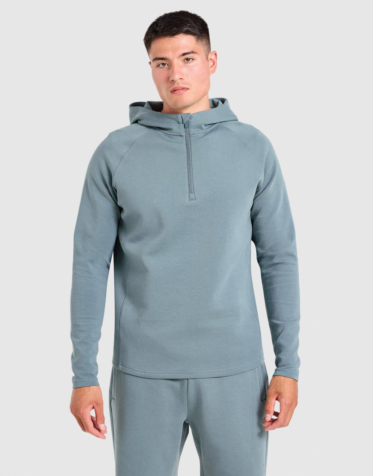 เสื้อฮู้ดดี้ผู้ชาย Reinforce Performance 1/2 Zip