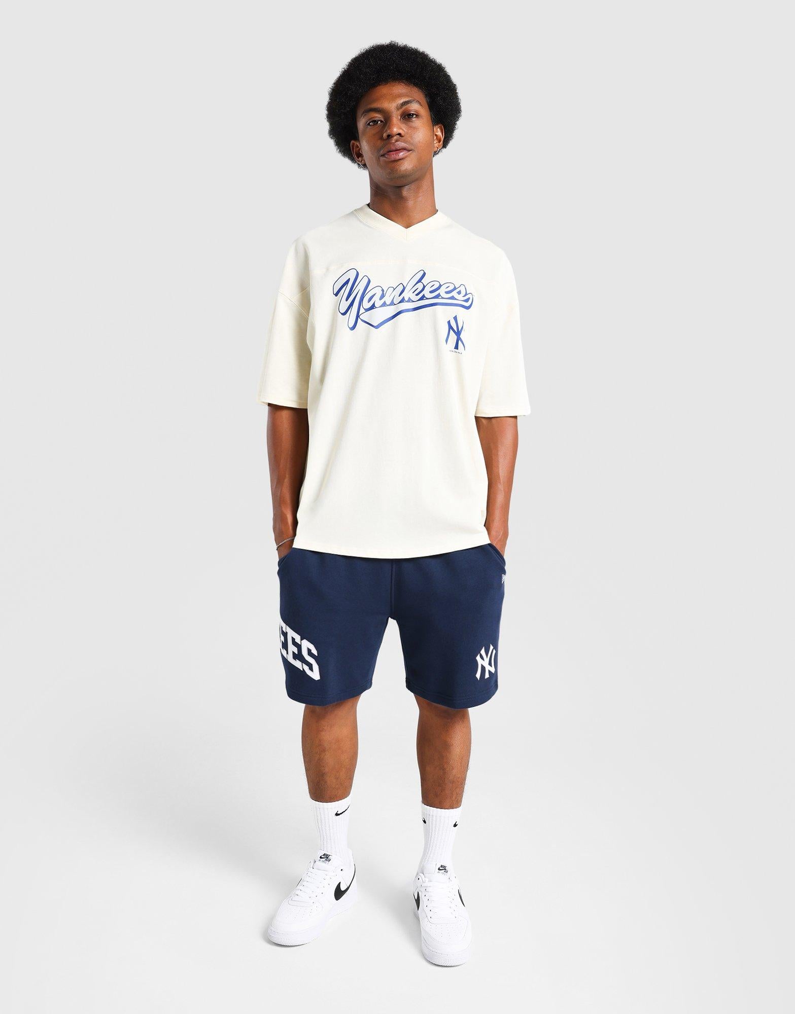 เสื้อยืดผู้ชาย Slogan NY Yankees