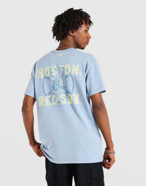 เสื้อยืดผู้ชาย Washed Effect Boston Red Sox