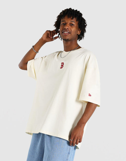 เสื้อยืดผู้ชาย Oversized Washed Effect Boston Red Sox