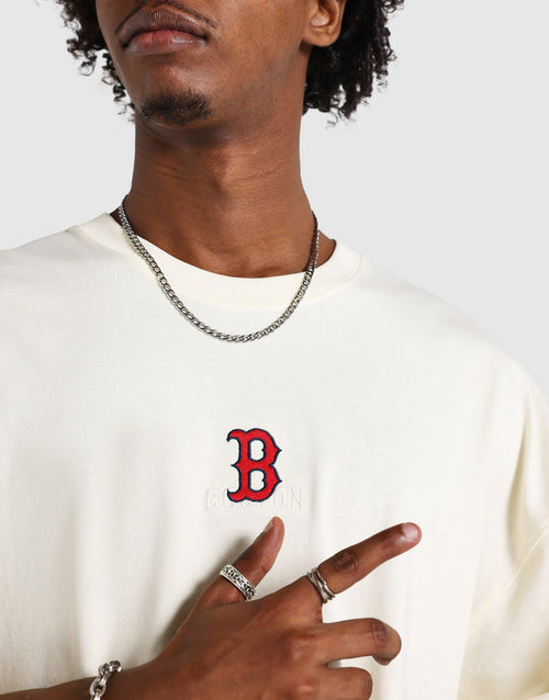 เสื้อยืดผู้ชาย Oversized Washed Effect Boston Red Sox