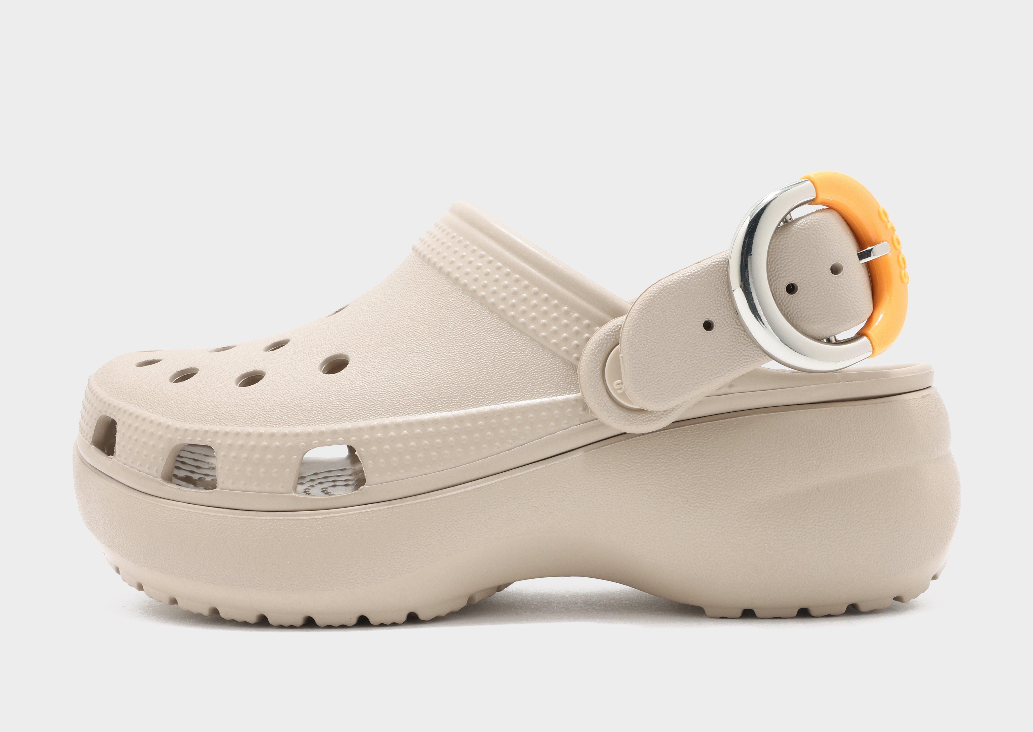 รองเท้าแตะผู้หญิง Classic Platform Dipped Buckle Clog