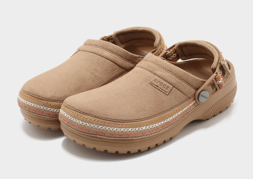 รองเท้าผู้หญิง Crafted Vegan Suede Stitch Clog