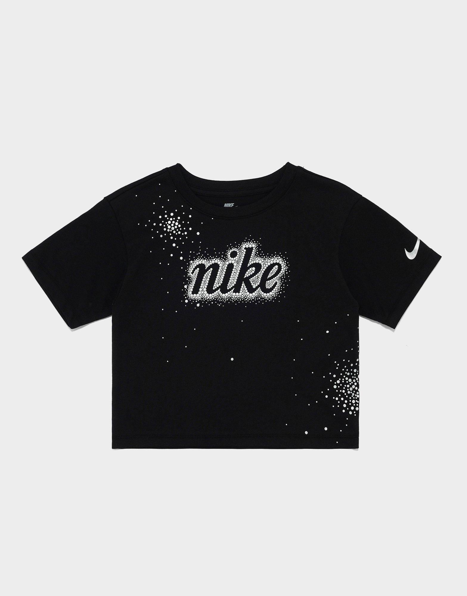 เสื้อยืดเด็กเล็ก Swoosh Sparkle Boxy