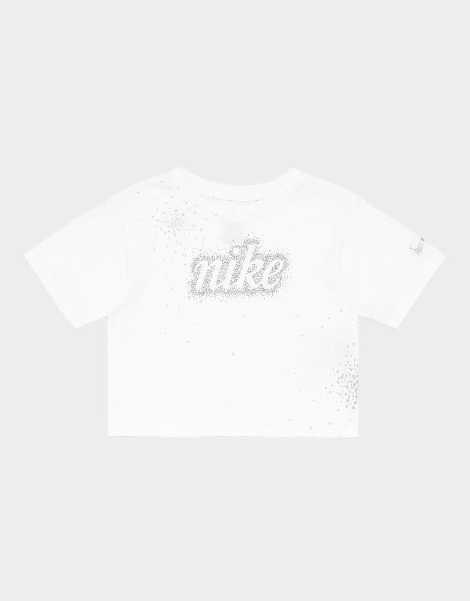 เสื้อยืดเด็กเล็ก Swoosh Sparkle Boxy