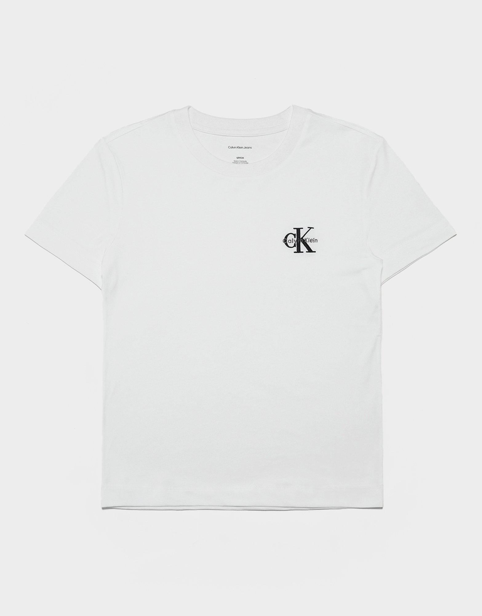 เสื้อยืดผู้หญิง Core Essentials Monogram Embroidery