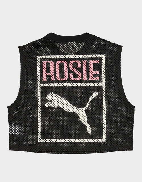 x ROSÉ เสื้อกล้ามผู้หญิง Relaxed Mesh