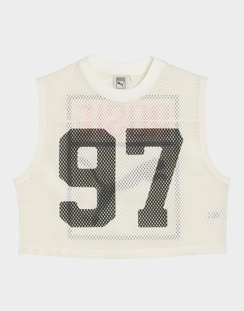 x ROSÉ เสื้อกล้ามผู้หญิง Relaxed Mesh