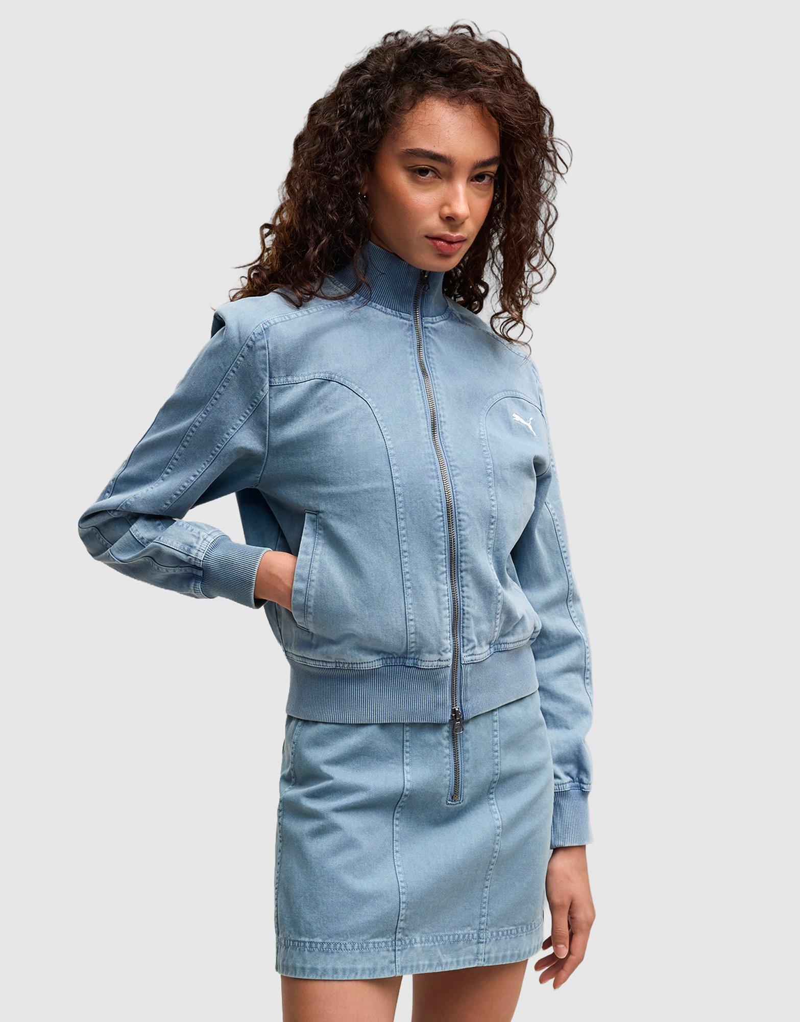 แจ็กเก็ตผู้กหญิง Future Archive Washed Twill Denim