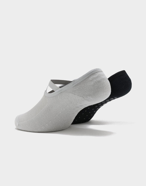 ถุงเท้า Stichd Yoga Grip Footie (แพค 2)
