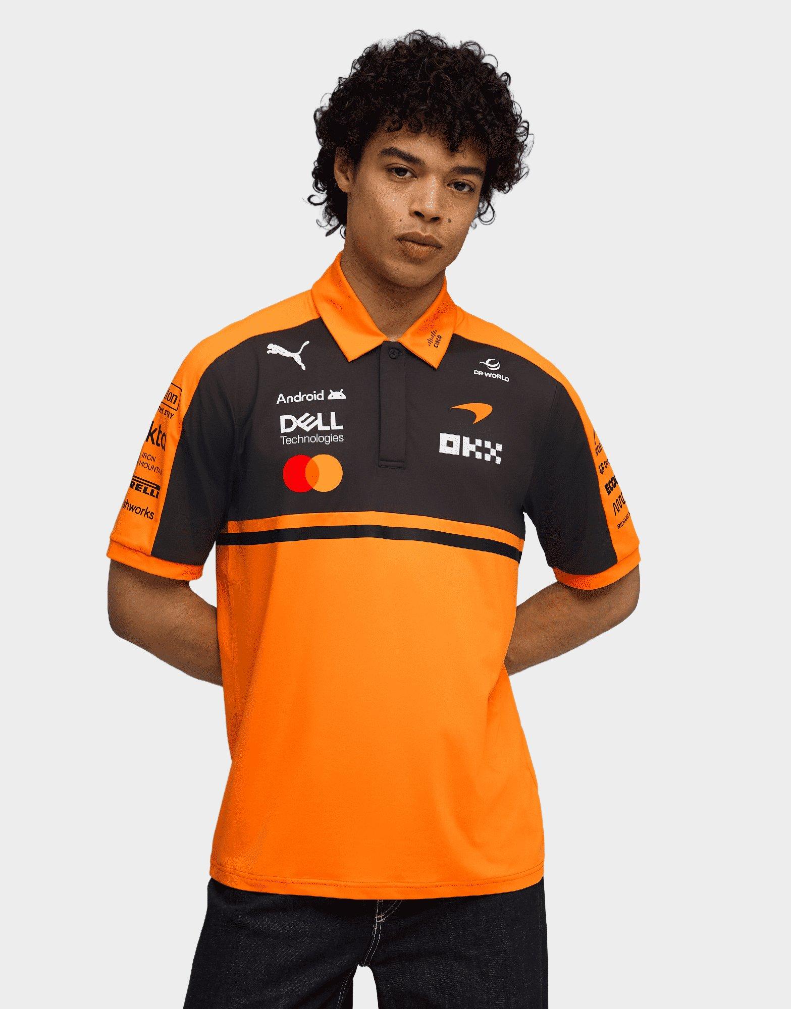 เสื้อโปโลแขนสั้นผู้ชาย McLAREN Mastercard F1 Team