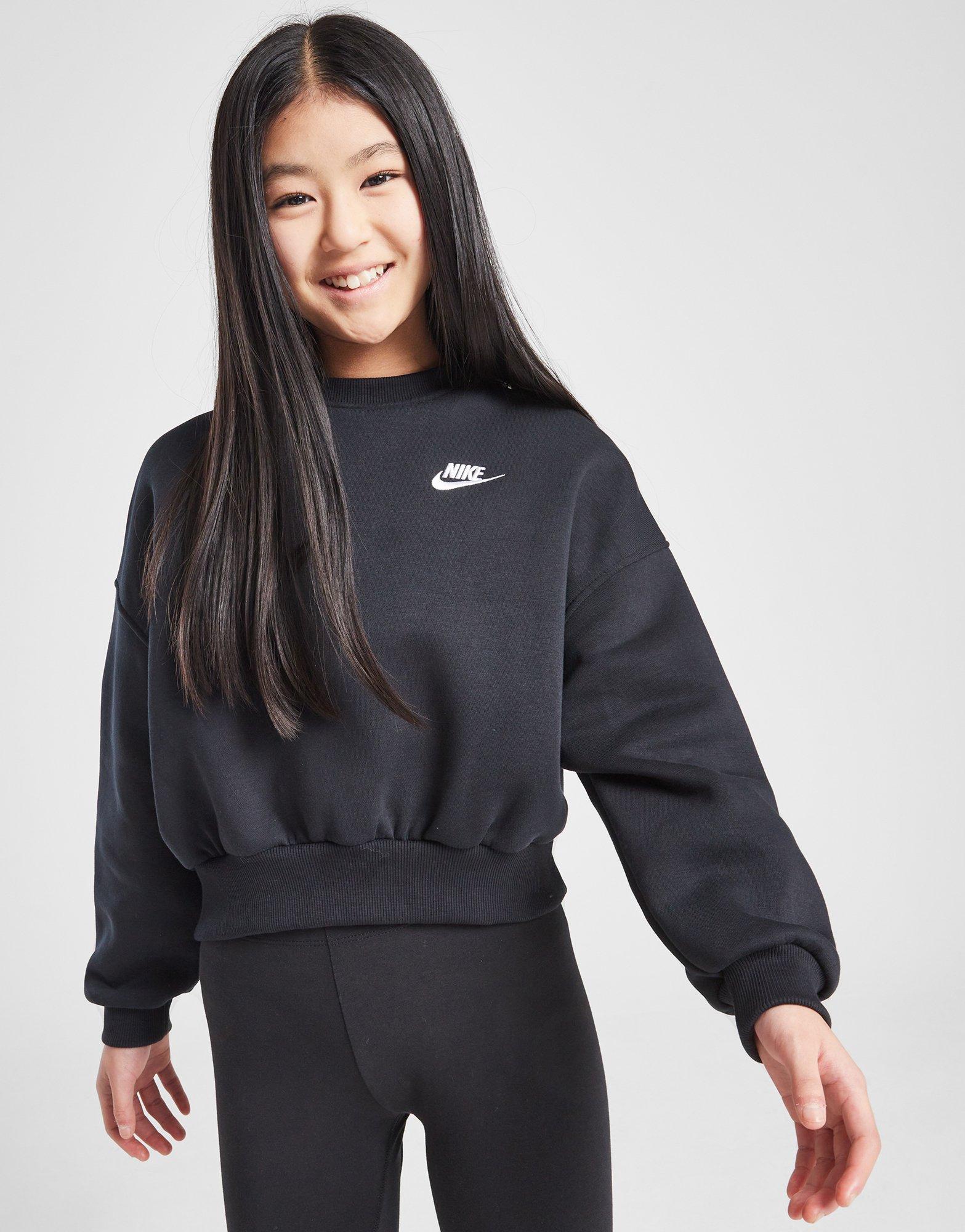 เสื้อแขนยาวเด็กโต Sportswear Club Fleece Boxy