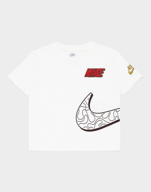 เสื้อยืดเด็กวัยหัดเดิน Swoosh Frosted Futura