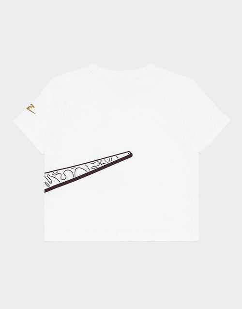 เสื้อยืดเด็กวัยหัดเดิน Swoosh Frosted Futura
