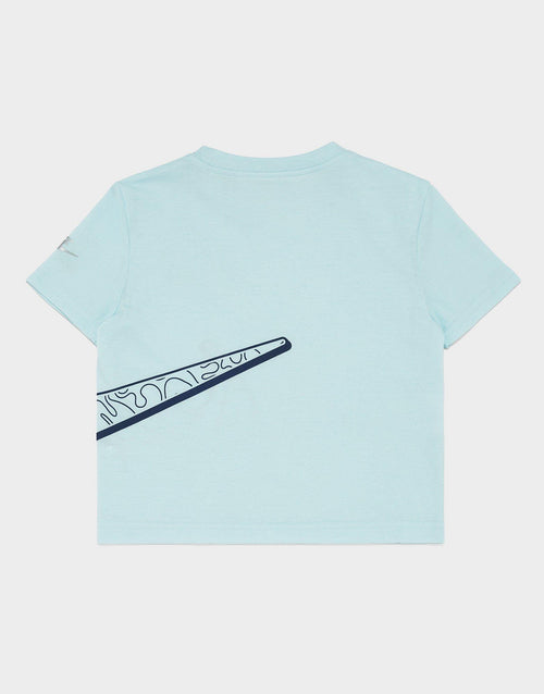 เสื้อยืดเด็กวัยหัดเดิน Swoosh Frosted Futura