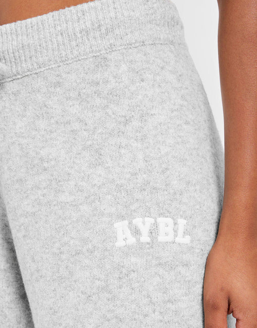 กางเกงขายาวผู้หญิง Varsity Oversized Knitted Joggers