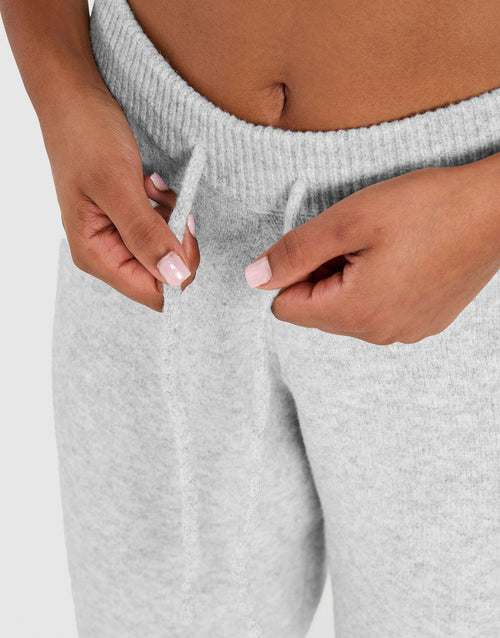กางเกงขายาวผู้หญิง Varsity Oversized Knitted Joggers