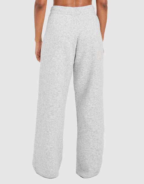 กางเกงขายาวผู้หญิง Varsity Oversized Knitted Joggers