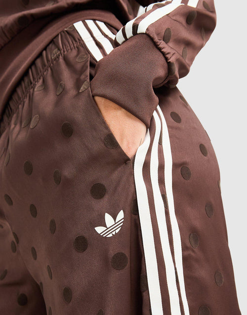กางเกงขายาวผู้หญิง Satin Polka Dots